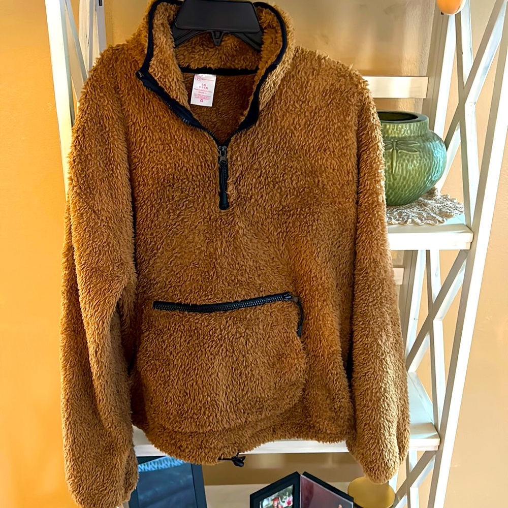 Time and Tru Half Zip Pullover sz L